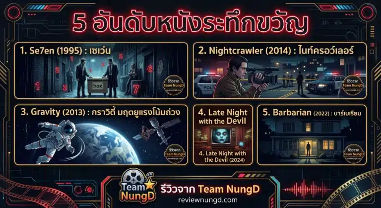 5 อันดับหนังระทึกขวัญ
