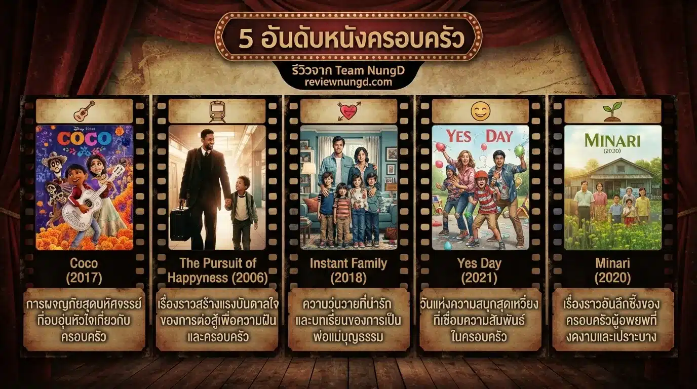5 อันดับหนังครอบครัว