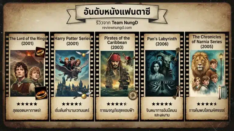 5 อันดับหนังแฟนตาซี