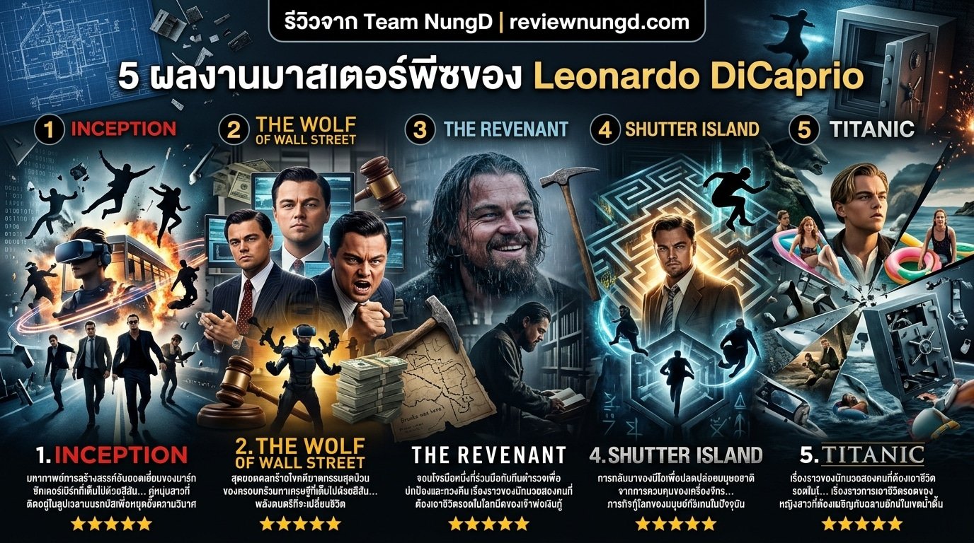 5 ผลงานมาสเตอร์พีซของ Leonardo DiCaprio